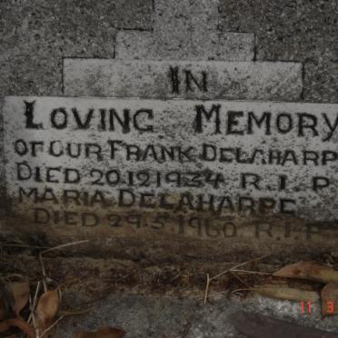 DELAHARPE Frank -1934 &amp; Maria -1960