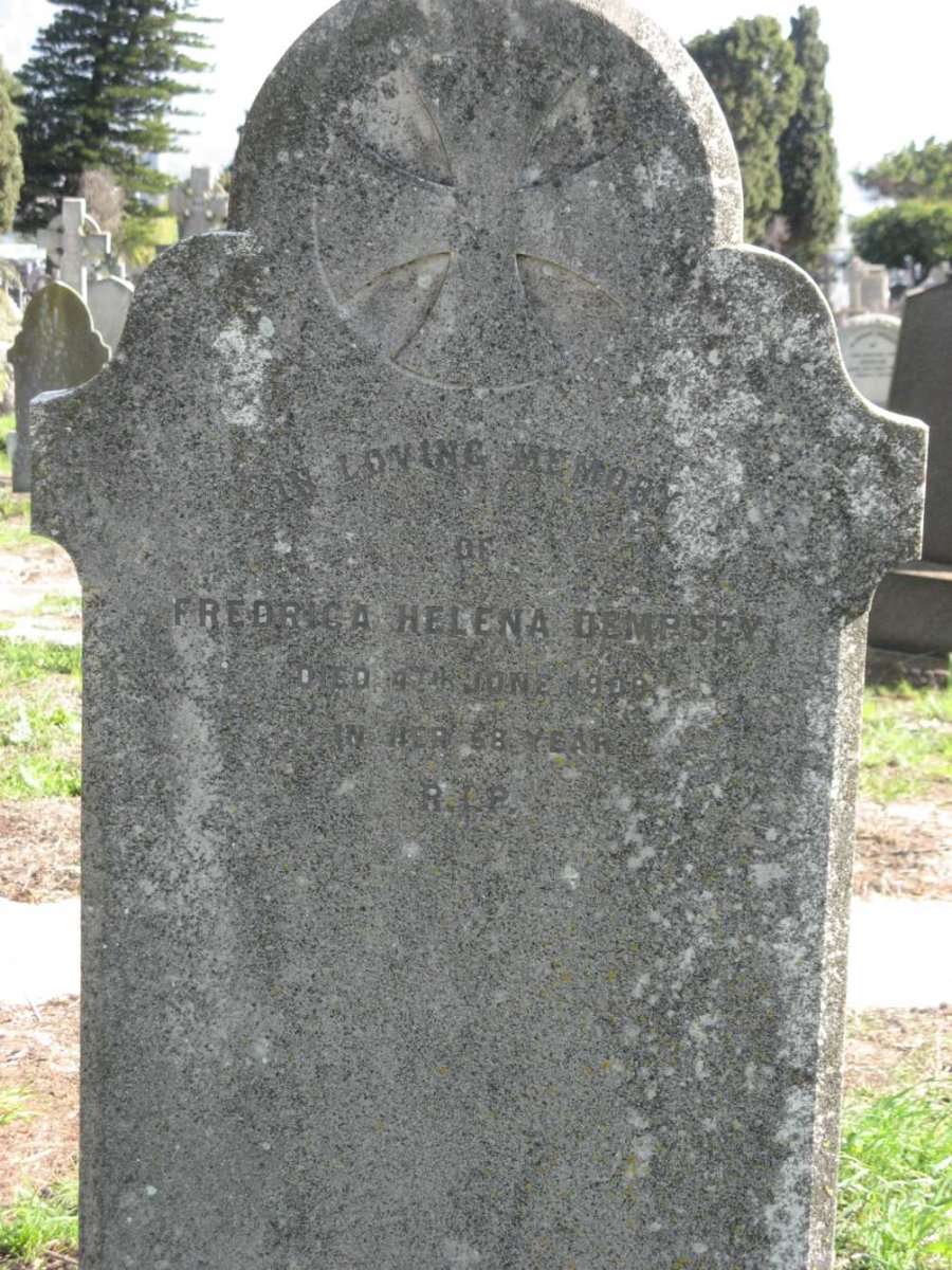 DEMPSEY Fredrica Helena -1909