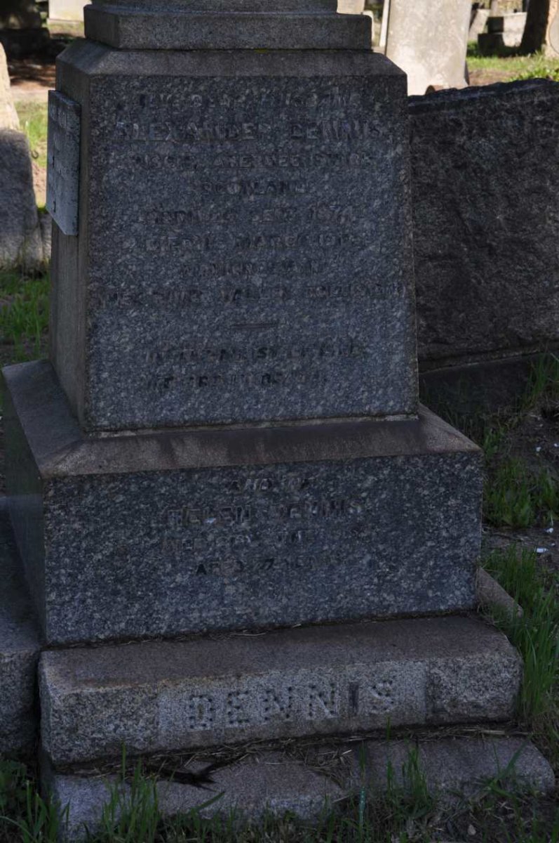 DENNIS Alexander 1874-1917 &amp; Helen