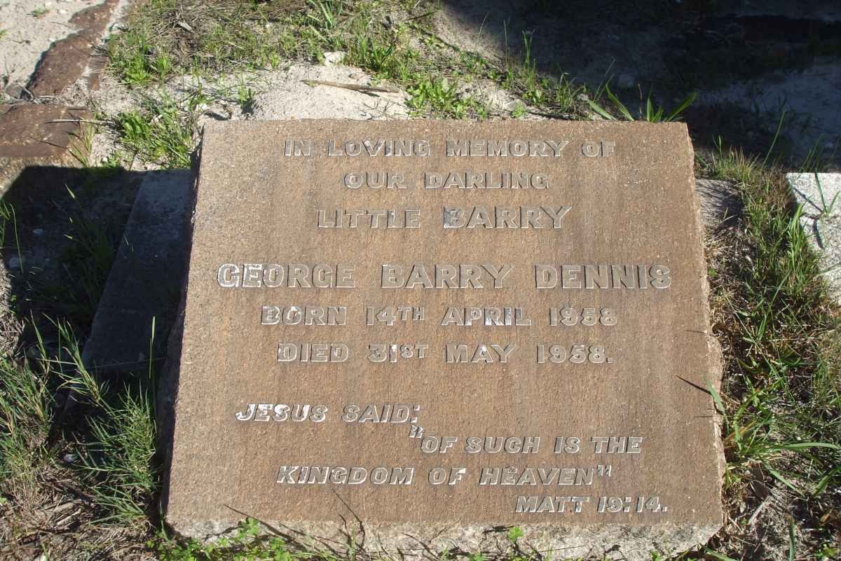 DENNIS George Barry 1958-1958