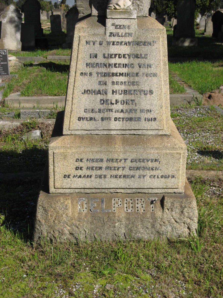 DELPORT Johan Hubertus 1891-1918