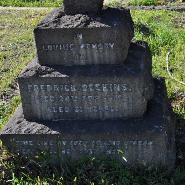 DEEKINS Fredrick -1916