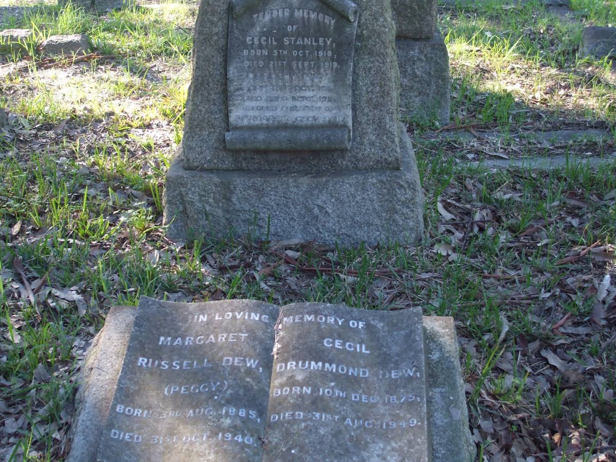 DEW Cecil 1875-1949 &amp; Margaret Russell 1885-1940