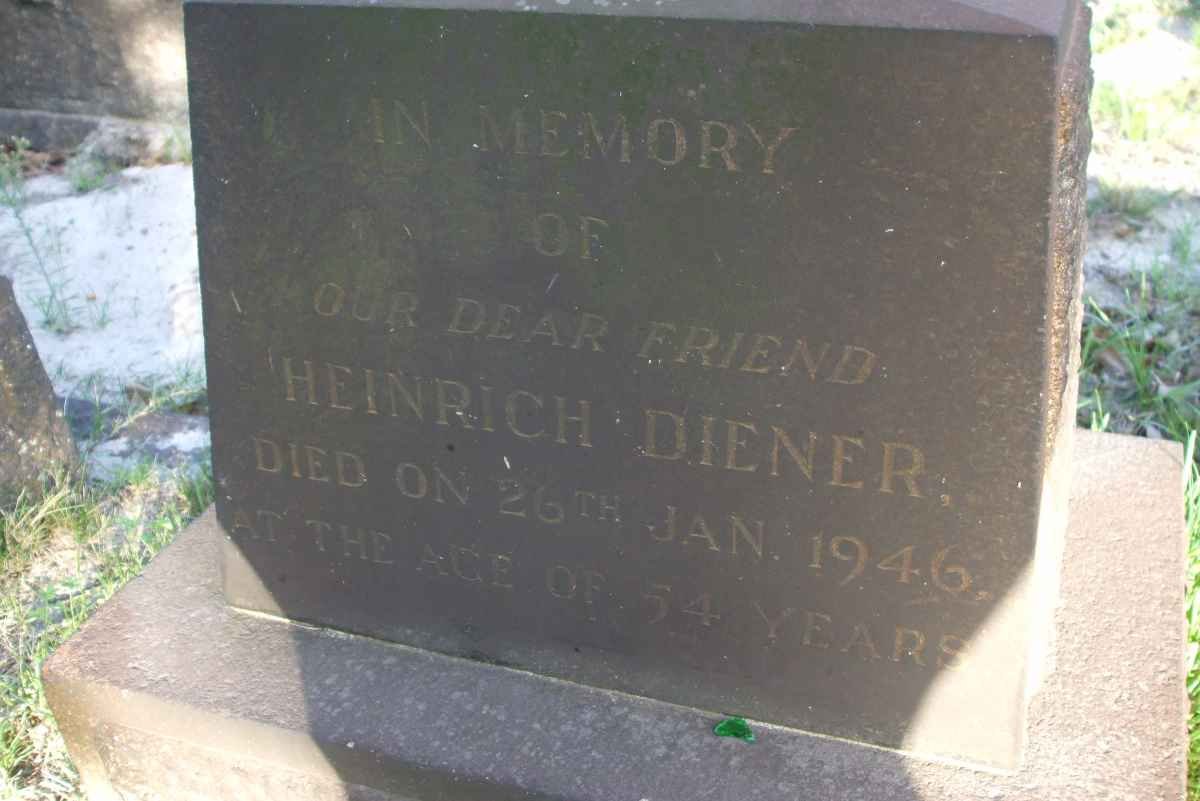 DIENER Heinrich -1946