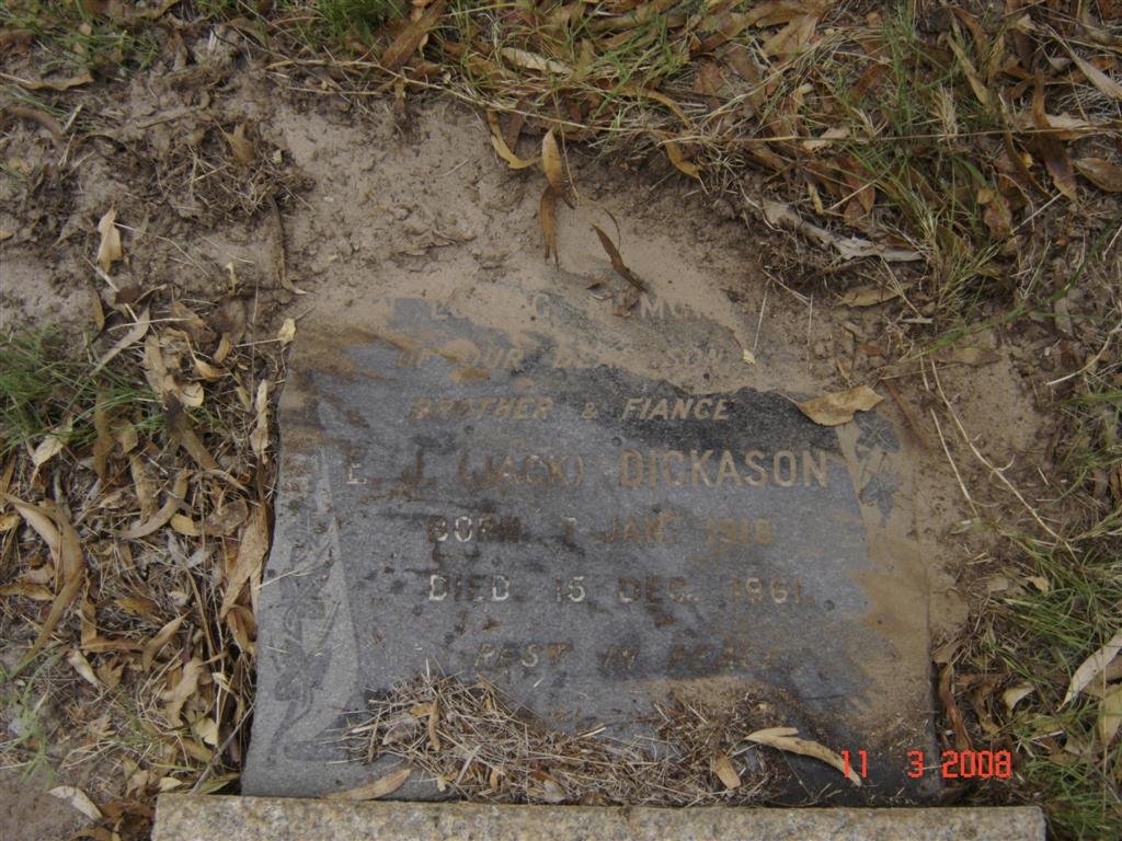 DICKASON E.J. 1918-1961