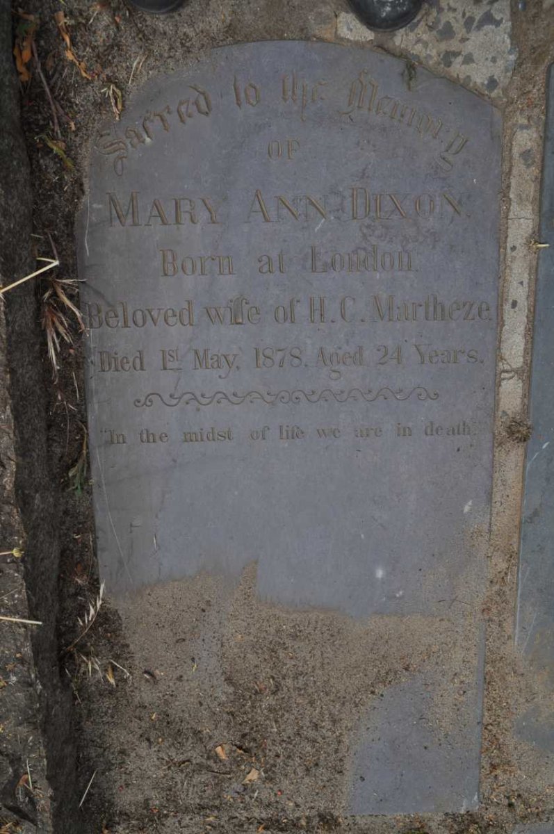 DIXON Mary Ann -1878