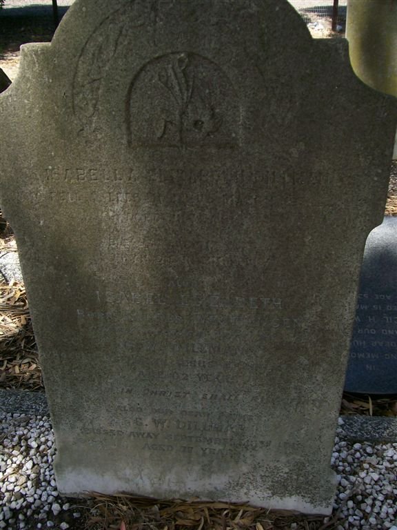 DILLMAN G.W. -1911 &amp; Isabel Elizabeth nee VAN DER WESTHUIZEN -1907
