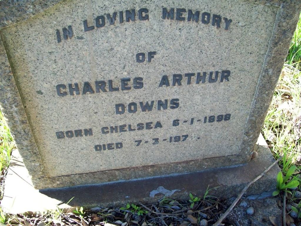 DOWNS Charles Arthur 1898-1973