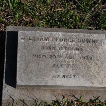 DOWNEY William George -1939