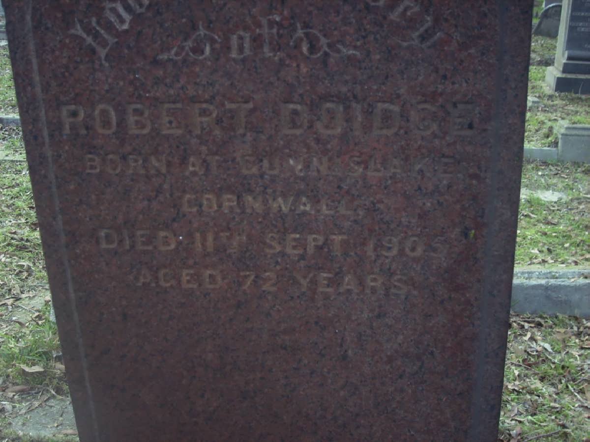 DOIDGE Robert -1905