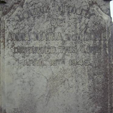 DORP Anna Maria, vom -1949