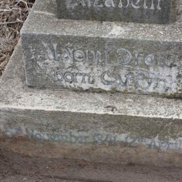 DREW Elizabeth Naomi nee CAFFYN 1841-1941