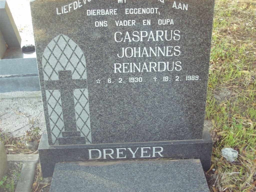 DREYER Casparus Johannes Reinardus 1930-1989