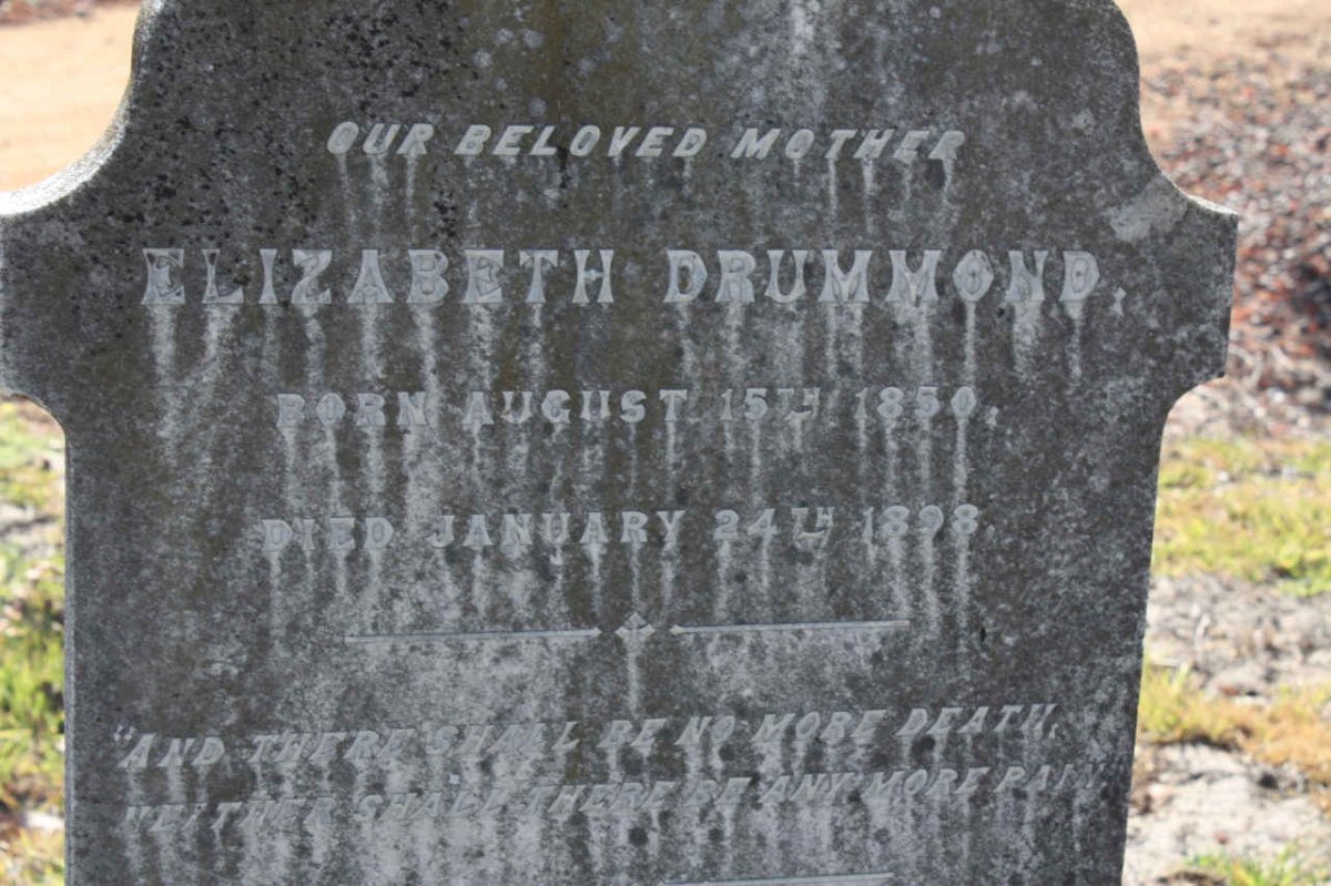DRUMMOND Elizabeth 1850-1898