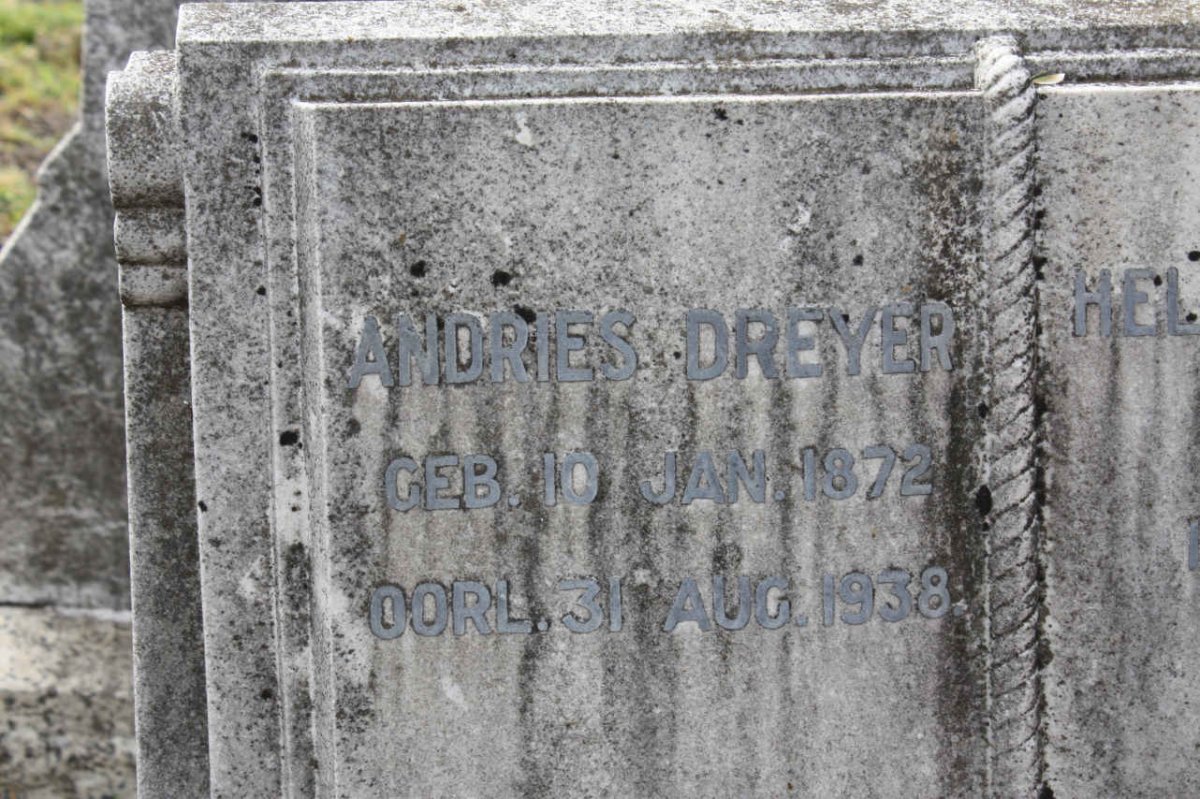 DREYER Andries 1872-1938