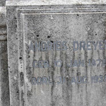 DREYER Andries 1872-1938 &amp; Helena Susanna 1884-1977 