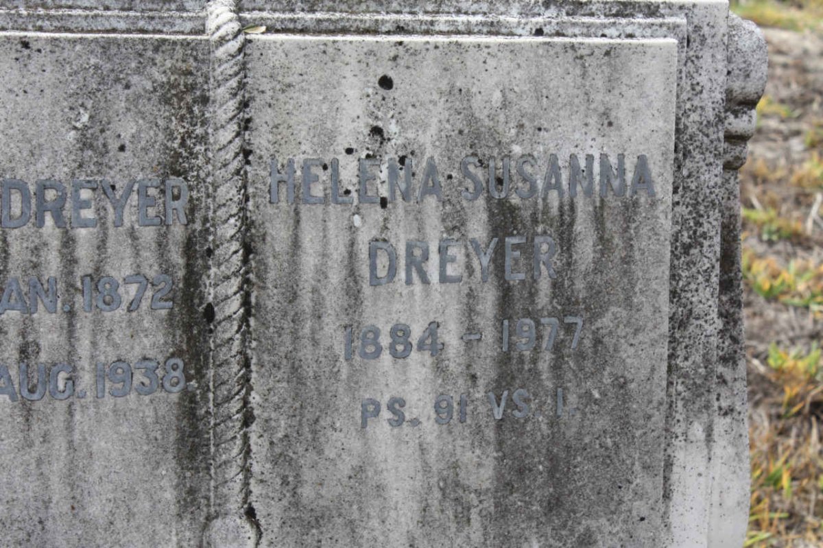 DREYER Helena Susanna 1884-1977