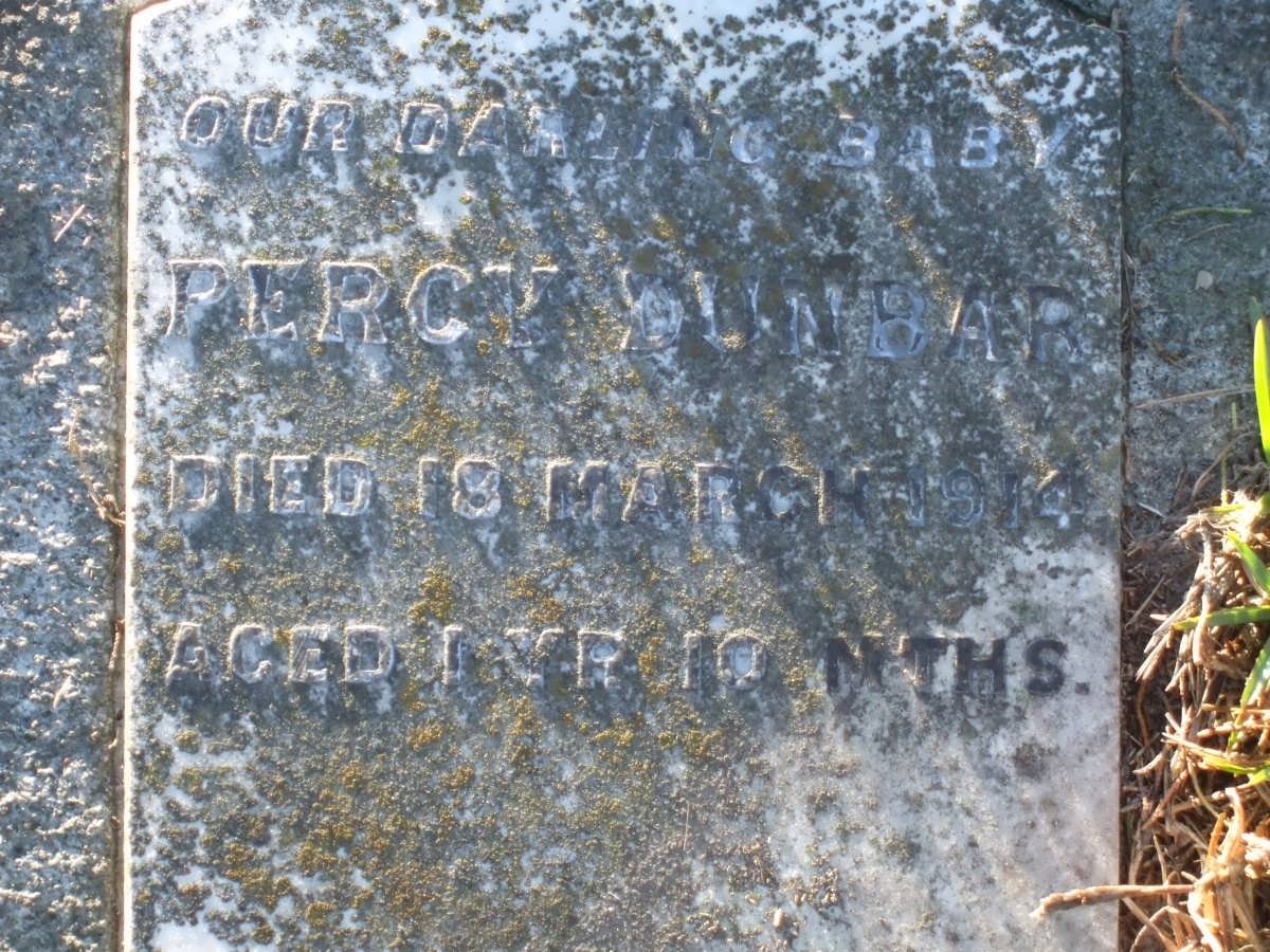 DUNBAR Percy -1914
