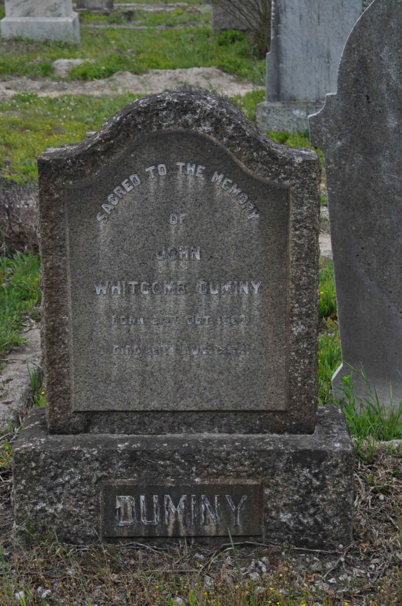 DUMINY John Whitcomb 1867-1945