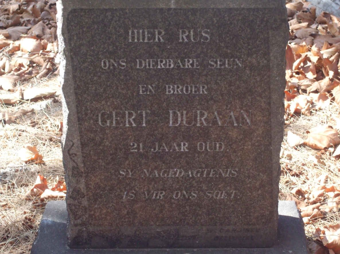 DURAAN Gert