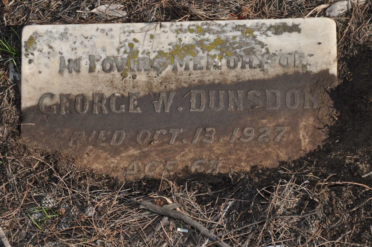 DUNSDON George W. -1927