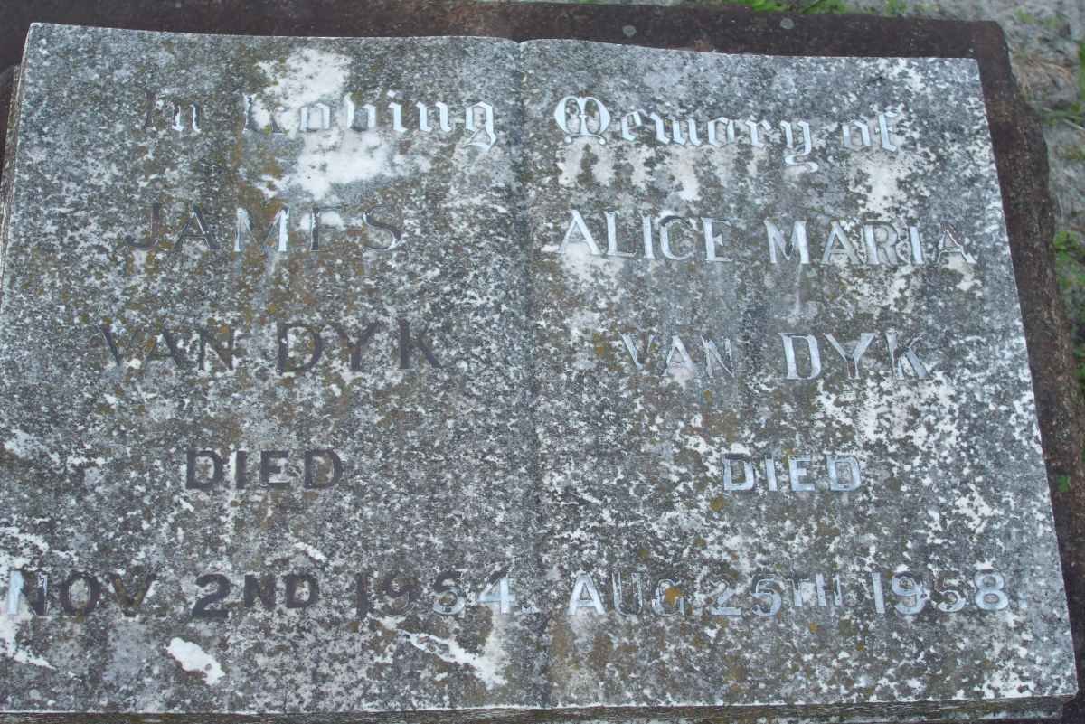 DYK James, van  -1954 &amp; Alice Maria  -1958
