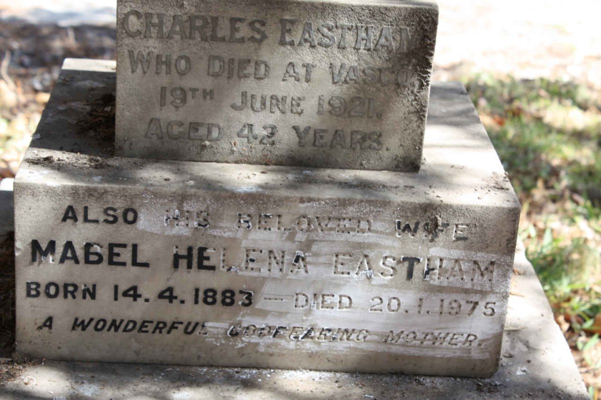 EASTHAM Charles -1921 &amp; Mabel Helena 1883-1975