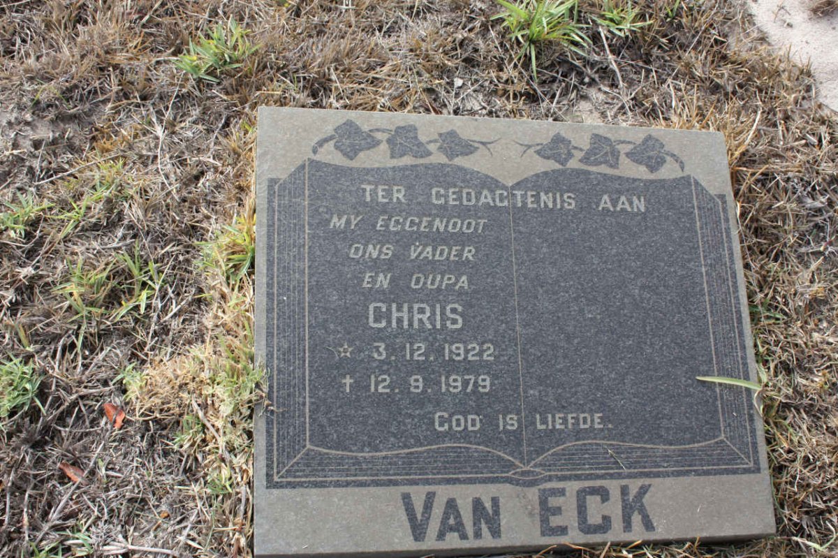 ECK Chris, van 1922-1979
