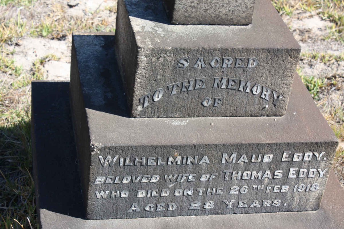 EDDY Wilhelmina Maud -1918
