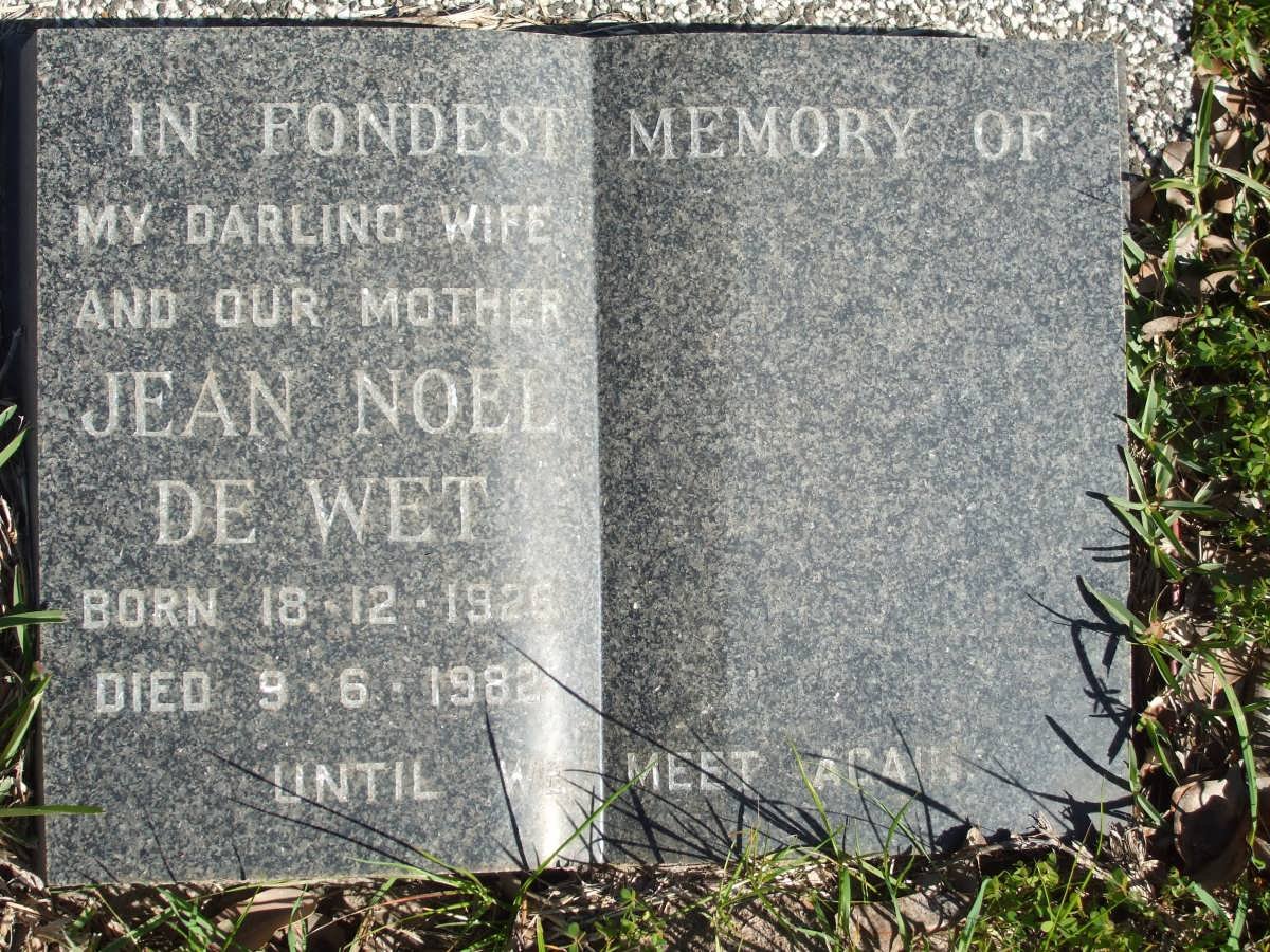 WET Jean Noel, de 1926-1982