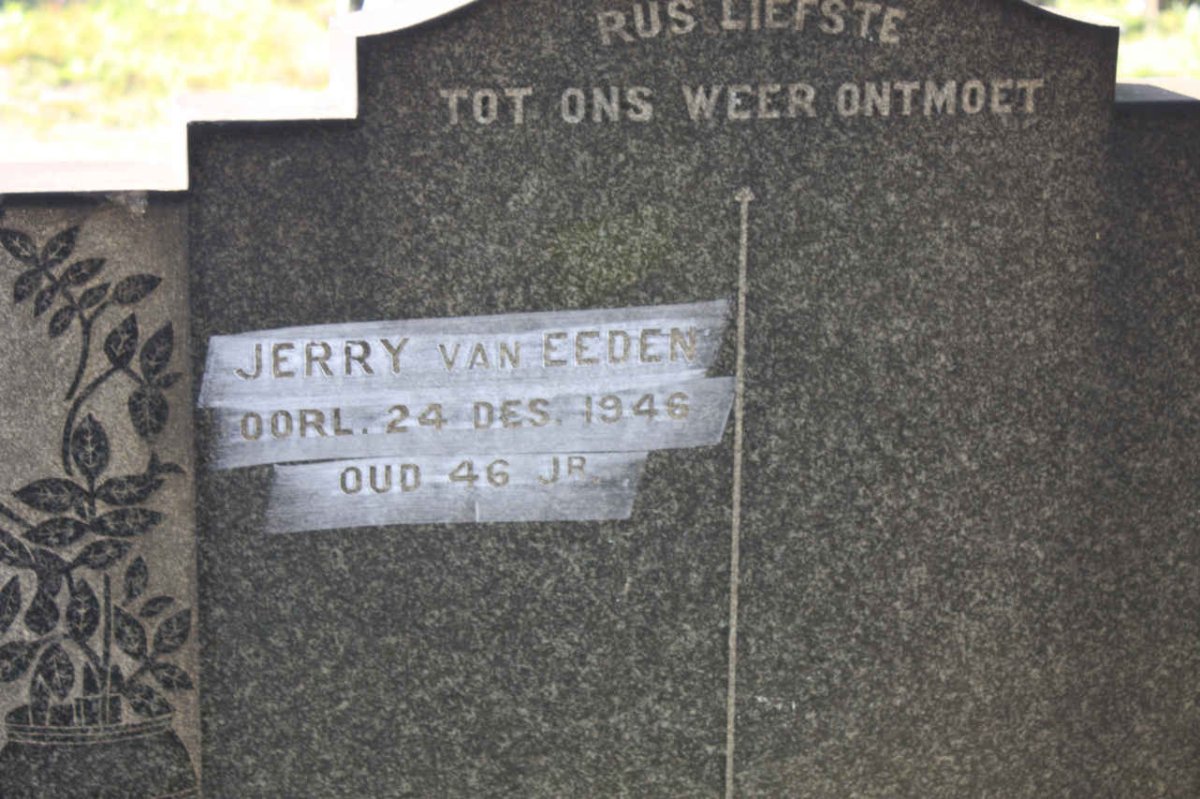 EEDEN Jerry, van -1946