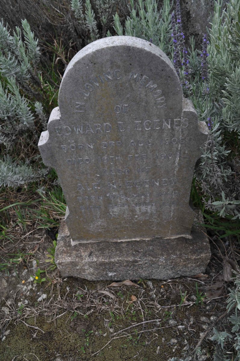 EGENES Edward E. 1906-1908 :: EGENES Alf N. 1909-1911