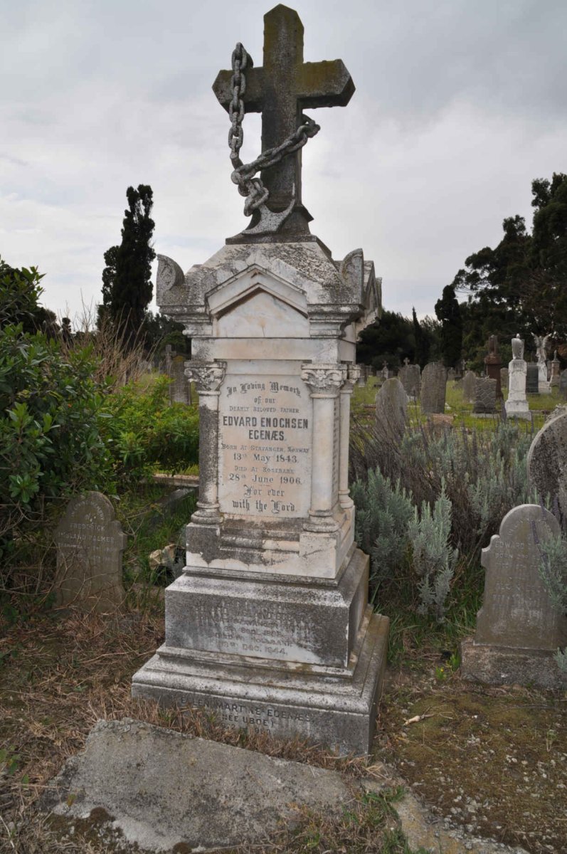 EGENAES Edvard Enochsen 1843-1906 :: EGENAES 1868-1944 :: EGENAES Ellen Martine nee UBOE 1872-1963
