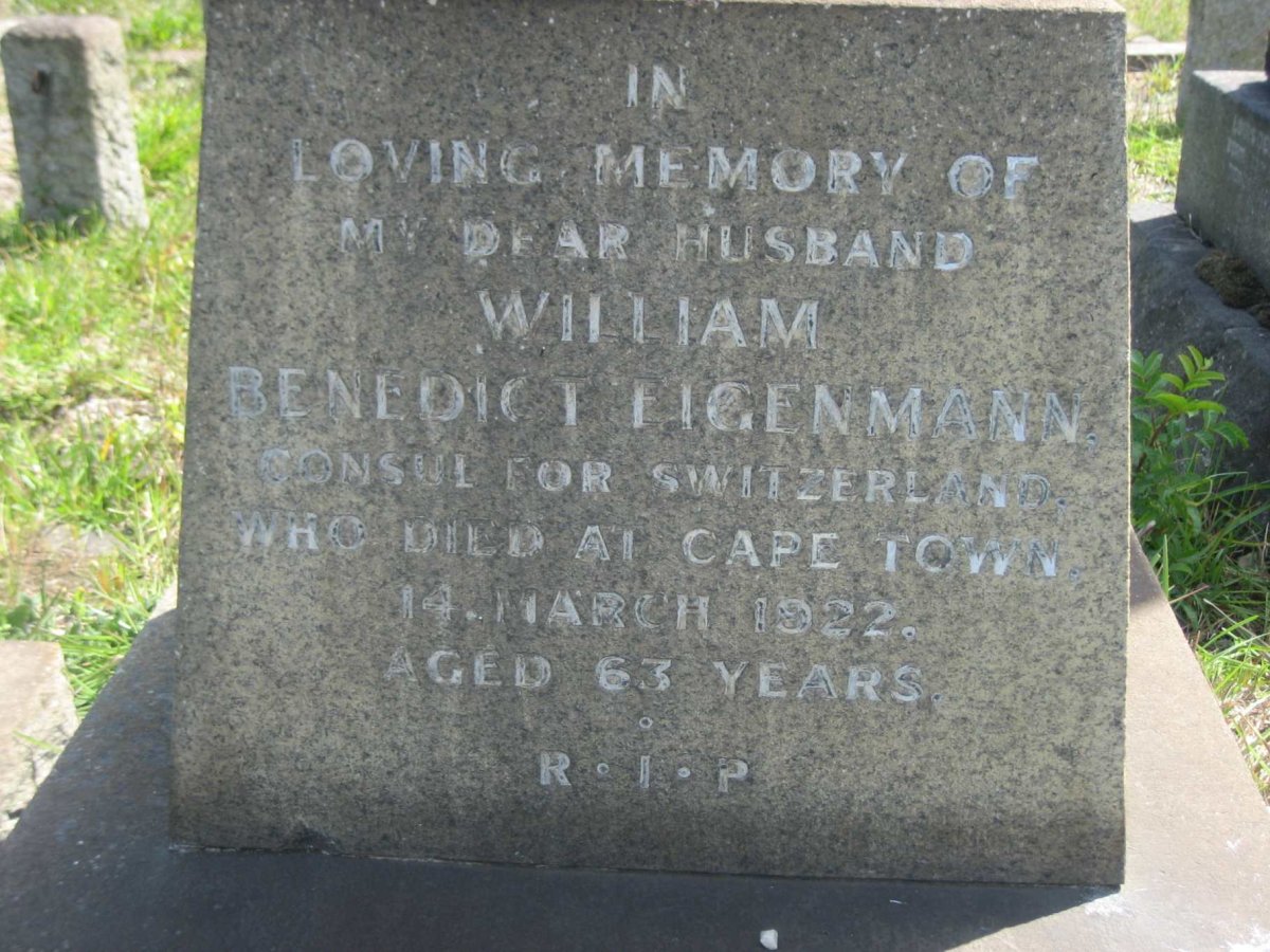 EIGENMANN William Benedict -1922