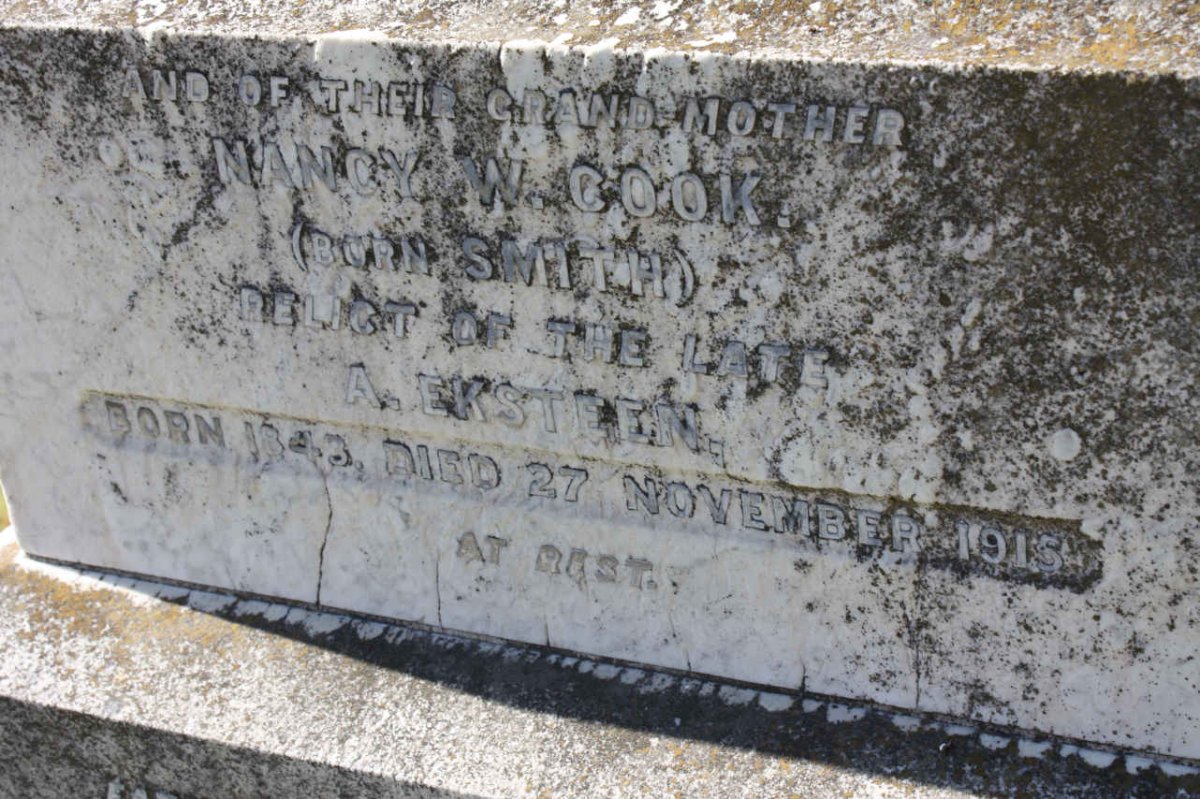 COOK Nancy nee Smith 1843-1915