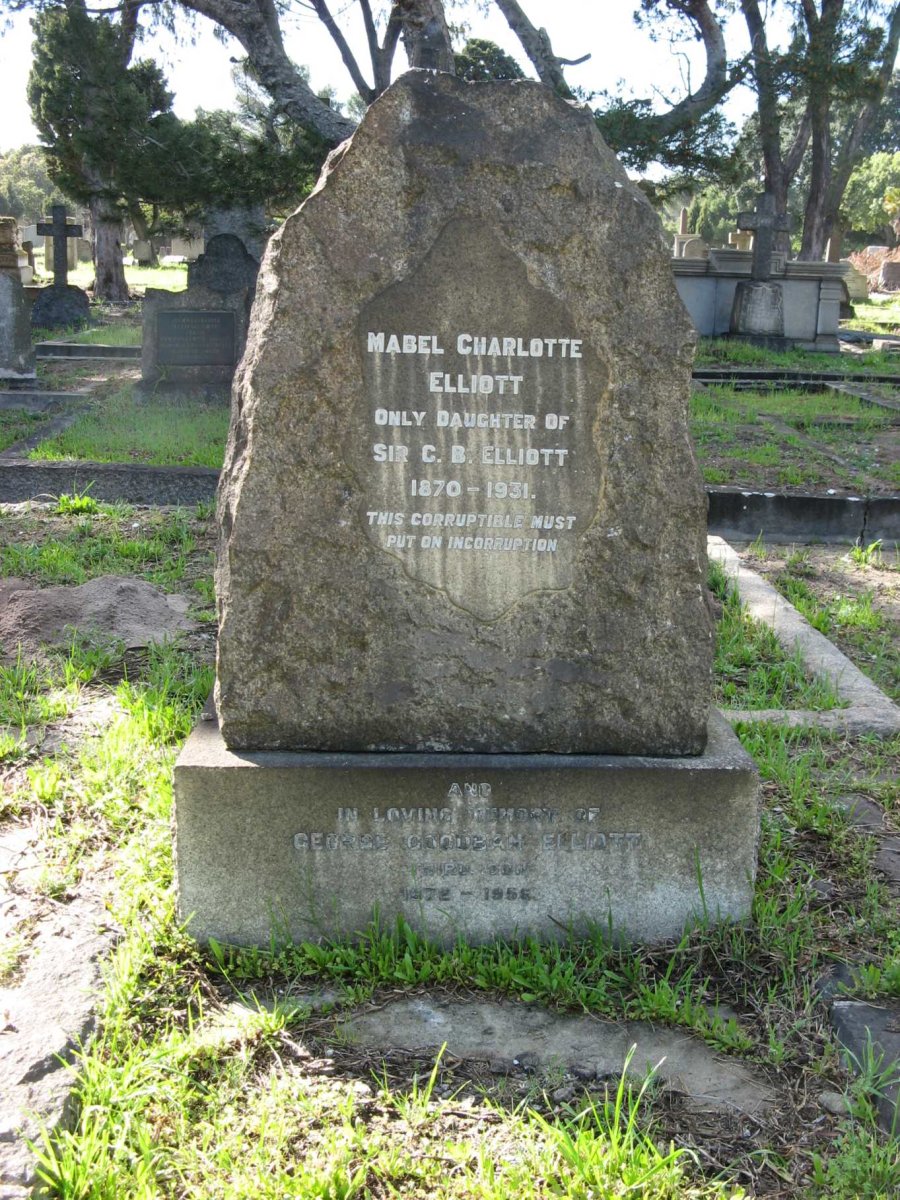 ELLIOTT Mabel Charlotte 1870-1931 :: ELLIOTT George Goodban 1872-1956