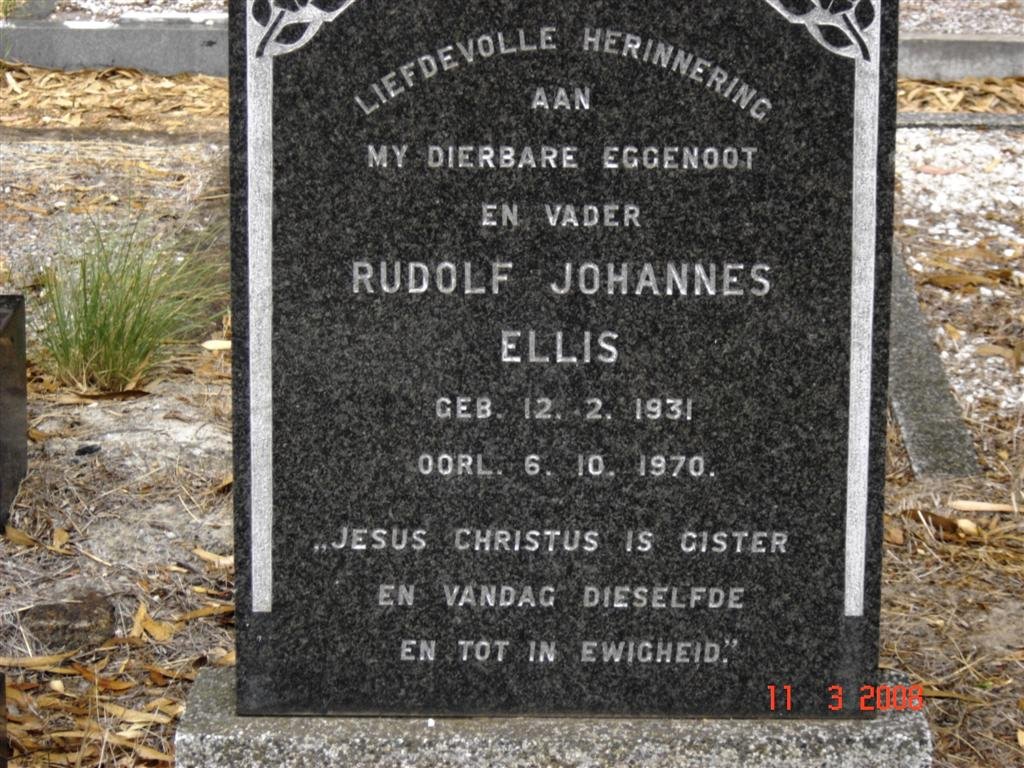 ELLIS Rudolf Johannes 1931-1970