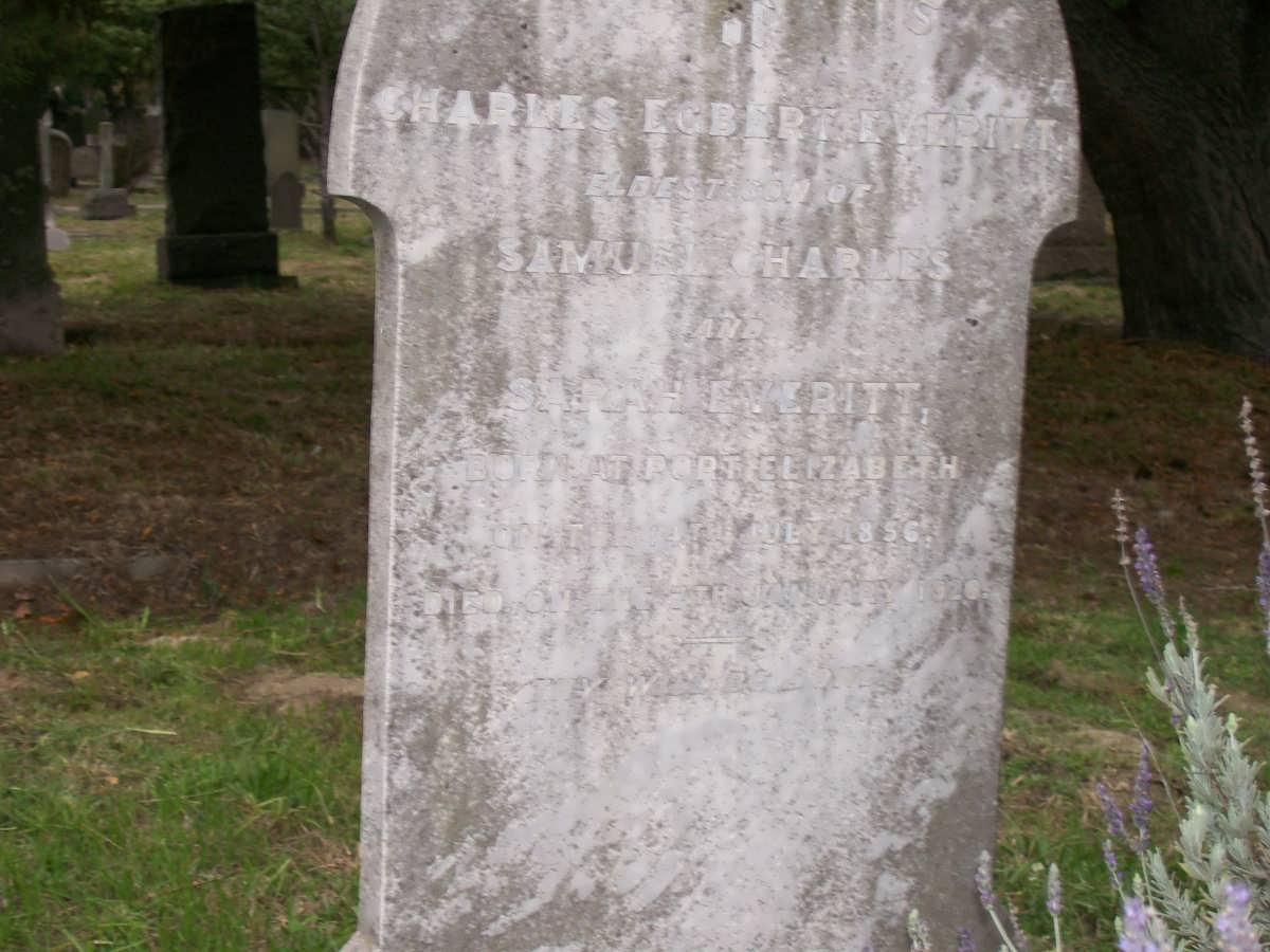 EVERITT Charles Egbert 1856-1920