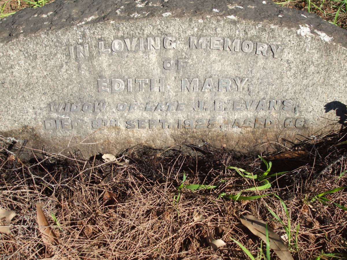 EVANS Edith Mary -1925