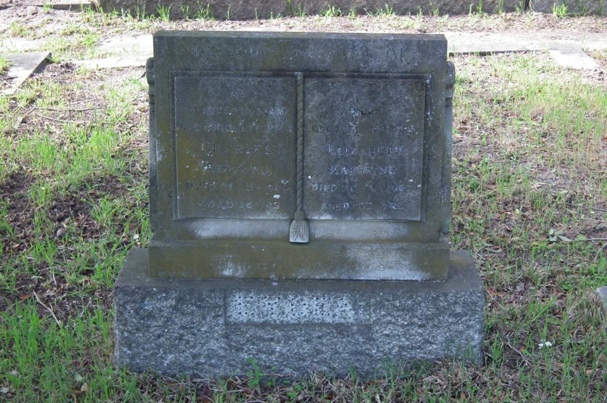 EYDEN Charles Edward -1960 &amp; Elizabeth Kathrine -1967