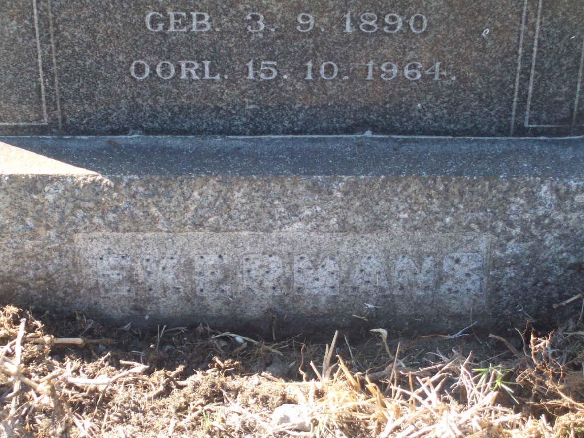 EYERMANS Wilhelm 1890-1964 &amp; Anna Maria FRICK 1888-1943