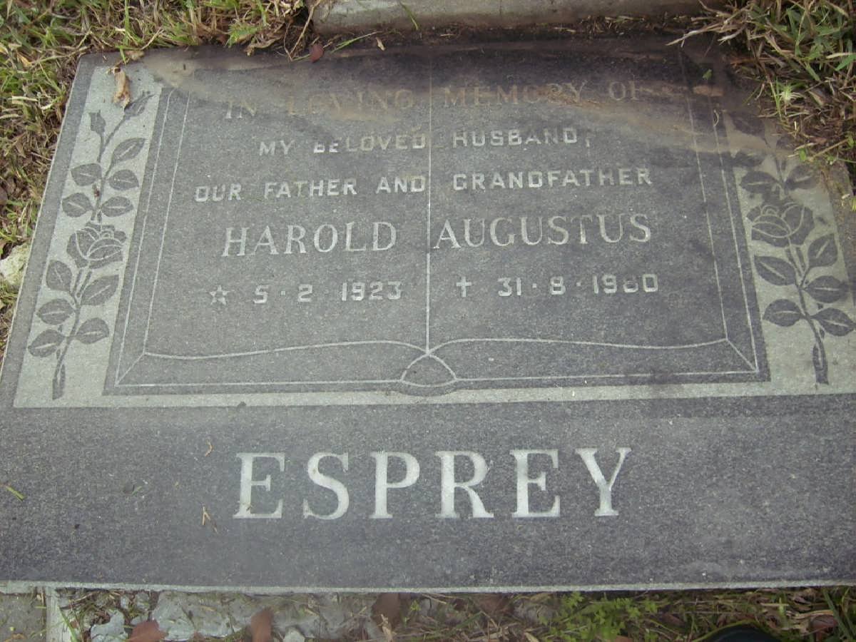 ESPREY Harold Augustus 1923-1980