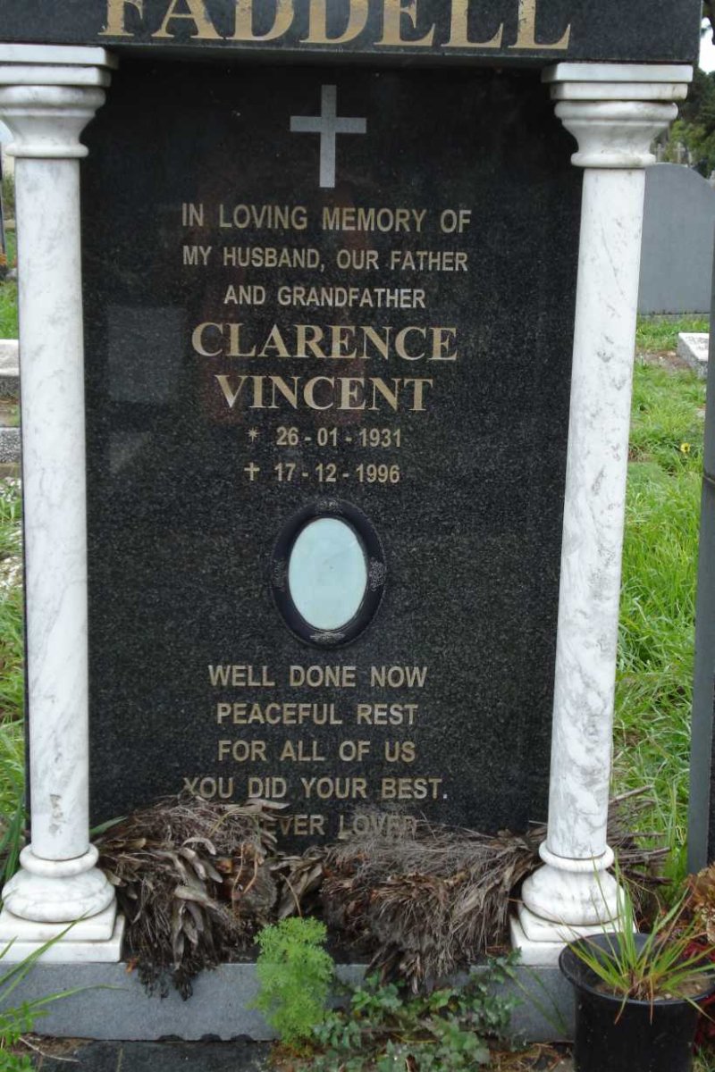 FADDELL Clarence Vincent 1931-1996