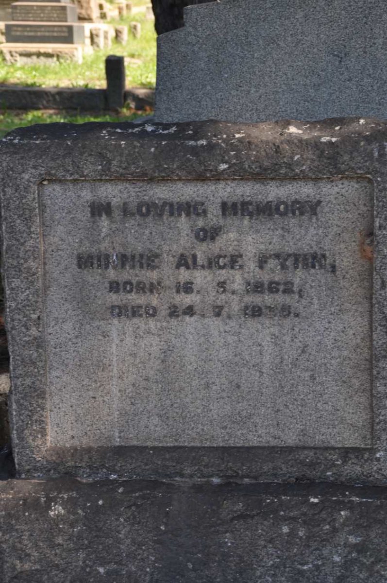 FYNN Minnie Alice 1862-1935