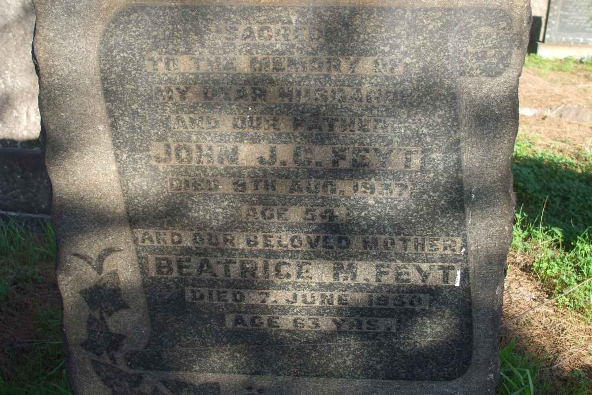 FEYT John J.C.  -1937
