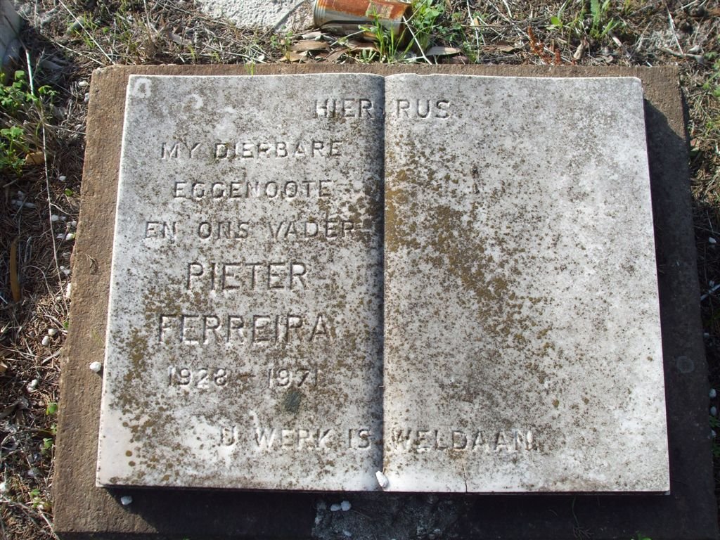 FERREIRA Pieter 1928-1971