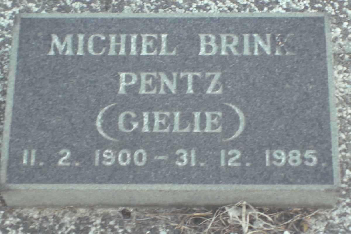 PENTZ Michiel Brink 1900-1985