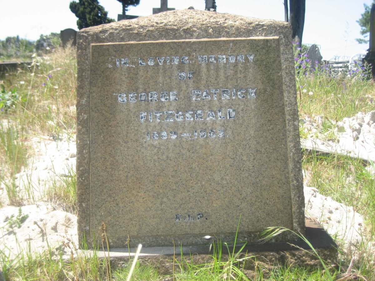 FITZGERALD George Patrick 1889-1962