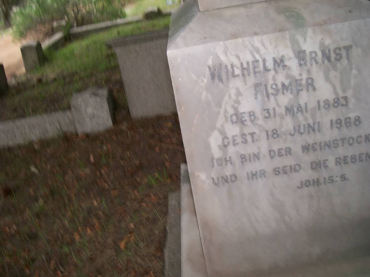 FISMER Wilhelm Ernst 1883-1968