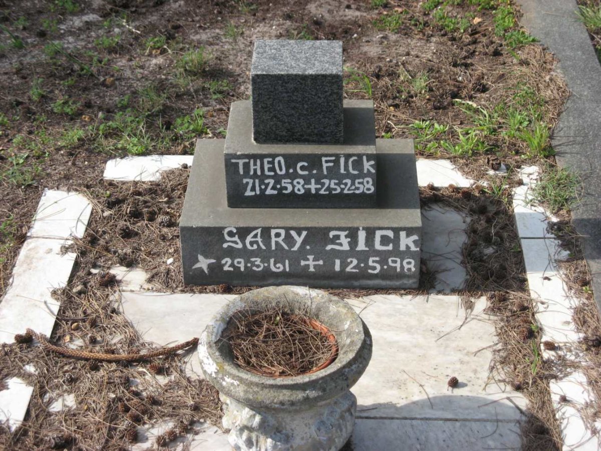 FICK Gary 1961-1998 :: FICK Theo C. 1958-1958